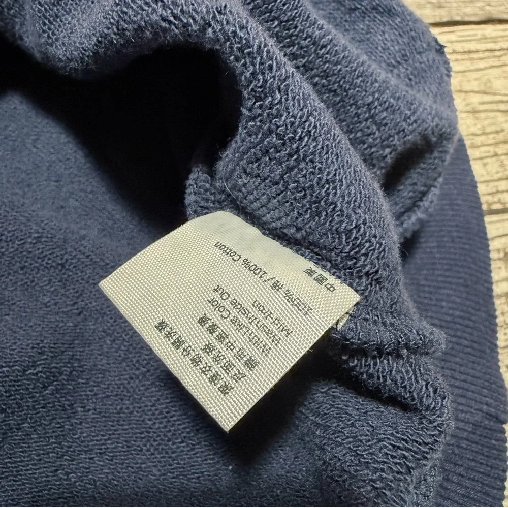 Navy Co Sink Or Swim Bandana Hoodie Men’s S Blue White Pullover Paisley